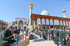 تشییع دو شهید نیروی انتظامی در شیراز