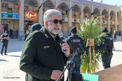 تشییع دو شهید نیروی انتظامی در شیراز