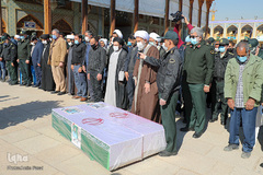 تشییع دو شهید نیروی انتظامی در شیراز