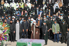 تشییع دو شهید نیروی انتظامی در شیراز