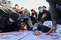 تشییع دو شهید نیروی انتظامی در شیراز