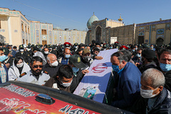 تشییع دو شهید نیروی انتظامی در شیراز