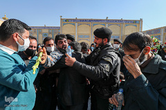 تشییع دو شهید نیروی انتظامی در شیراز