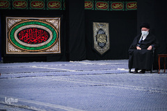 مراسم عزاداری شب شهادت حضرت زهرا (س) در حسینیه امام خمینی(ره)