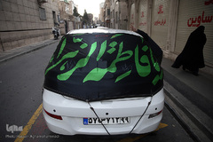 مراسم عزاداری سالرو شهادت حضرت زهرا(س) در میدان هفت تیر