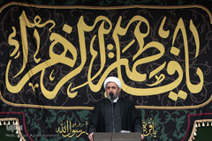 مراسم عزاداری سالرو شهادت حضرت زهرا(س) در میدان هفت تیر