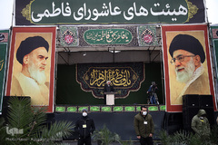 مراسم عزاداری سالرو شهادت حضرت زهرا(س) در میدان هفت تیر