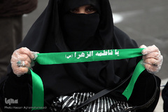 مراسم عزاداری سالرو شهادت حضرت زهرا(س) در میدان هفت تیر