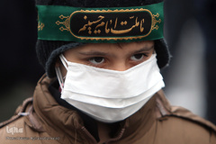 مراسم عزاداری سالرو شهادت حضرت زهرا(س) در میدان هفت تیر