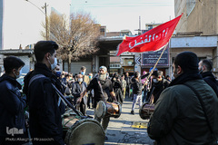 تشییع شهدای گمنام در محله وحیدیه تهران