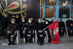 تشییع شهدای گمنام در محله وحیدیه تهران