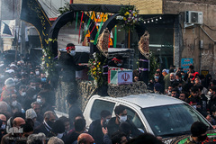 تشییع و تدفین شهید گمنام در قم