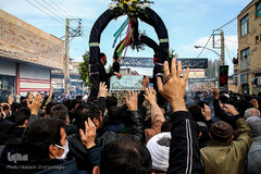 تشییع و تدفین شهید گمنام در قم