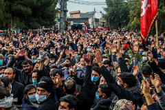 تشییع و تدفین شهید گمنام در قم