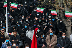 تشییع و تدفین شهید گمنام در قم