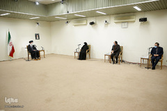 دیدار خانواده شهید فخری‌زاده با رهبر انقلاب