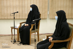 دیدار خانواده شهید فخری‌زاده با رهبر انقلاب