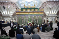 مراسم تجدید میثاق جامعه قرآنی با آرمانهای امام خمینی(ره)