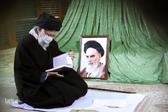 حضور رهبر انقلاب اسلامی در مرقد امام خمینی(ره) و گلزار شهدا