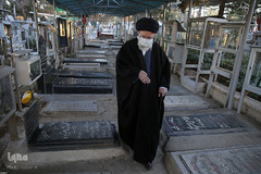 حضور رهبر انقلاب اسلامی در مرقد امام خمینی(ره) و گلزار شهدا