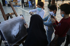 دومین محفل کاروان قرآنی انقلاب بر روی عرشه ناو بندر جمهوری اسلامی