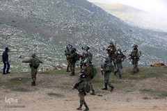 یورش نظامیان رژیم صهیونیستی به راهپیمایی ضد شهرک سازی جمعی از فلسطینی های معترض روستای «بیت دجن» حومه نابلس به اشغال اراضی کشاورزی خود توسط شهرک نشینان صهیونیست