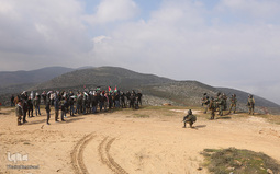 یورش نظامیان رژیم صهیونیستی به راهپیمایی ضد شهرک سازی جمعی از فلسطینی های معترض روستای «بیت دجن» حومه نابلس به اشغال اراضی کشاورزی خود توسط شهرک نشینان صهیونیست