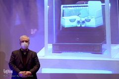 مراسم رونمایی از واکسن رازی کووپارس مؤسسه سرم‌سازی رازی