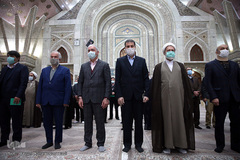 تجدید میثاق جامعه دانشگاهی با آرمانهای معمار کبیر انقلاب اسلامی در حرم مطهر امام خمینی(ره)