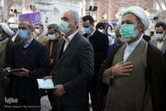 تجدید میثاق جامعه دانشگاهی با آرمانهای معمار کبیر انقلاب اسلامی در حرم مطهر امام خمینی(ره)