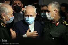 حضور محمدجواد ظریف، وزیر امور خارجه در همایش بین‌المللی «مطالبات حقوقی و بین‌المللی دفاع مقدس» 