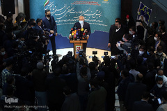 حضور محمدجواد ظریف، وزیر امور خارجه در همایش بین‌المللی «مطالبات حقوقی و بین‌المللی دفاع مقدس» 