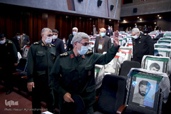 حضور سردار اسماعیل قاآنی، فرمانده نیروی قدس سپاه پاسداران در همایش بین‌المللی «مطالبات حقوقی و بین‌المللی دفاع مقدس»