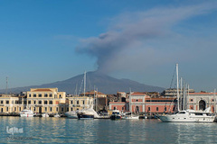 فوران آتشفشان «اتنا» در جزیره سیسیل ایتالیا