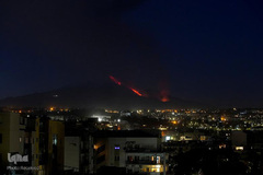 فوران آتشفشان «اتنا» در جزیره سیسیل ایتالیا