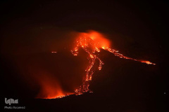 فوران آتشفشان «اتنا» در جزیره سیسیل ایتالیا