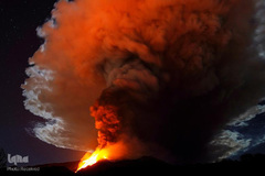 فوران آتشفشان «اتنا» در جزیره سیسیل ایتالیا