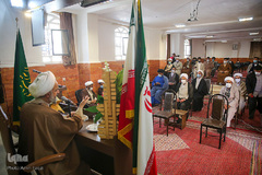 آیین عمامه گذاری طلاب حوزه علمیه منصوریه شیراز
