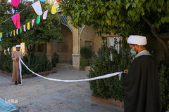 آیین عمامه گذاری طلاب حوزه علمیه منصوریه شیراز