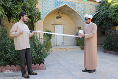 آیین عمامه گذاری طلاب حوزه علمیه منصوریه شیراز