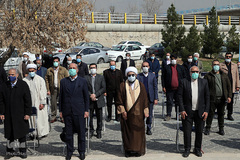 مراسم درختکاری گرامیداشت پیرغلامان اهل بیت(ع) در بوستان «باغ نو» فرهنگسرای تهران