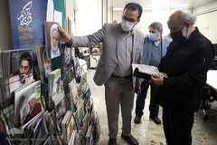 بازدید استاد مسعود نجابتی، خوشنویس و گرافیست از تحریریه ایکنا