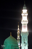 حرم مطهر و نورانی اشرف الانبیاء، حضرت محمد مصطفی(ص) در مدینه منوره