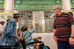 حرم مطهر و نورانی اشرف الانبیاء، حضرت محمد مصطفی(ص) در مدینه منوره