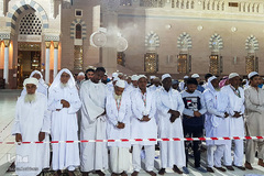 حرم مطهر و نورانی اشرف الانبیاء، حضرت محمد مصطفی(ص) در مدینه منوره