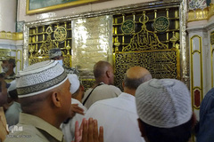 حرم مطهر و نورانی اشرف الانبیاء، حضرت محمد مصطفی(ص) در مدینه منوره