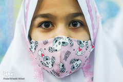 مراسم جشن تکلیف 42 دختر در امامزاده پنج تن لویزان