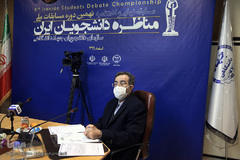 علی منتظری، رئیس شورای علمی مسابقات ملی مناظره دانشجویان ایران 
