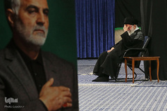 آخرین شب عزاداری حضرت اباعبدالله الحسین(ع) در حسینیه امام خمینی(ره) با حضور رهبر معظم انقلاب اسلامی