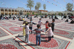 تحویل سال نو در شاهچراغ (ع)